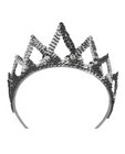 7 point sequin tiara, silver