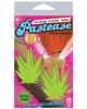 Pastease Petites Neon Green Pot Leaf O/S - Pack of 2