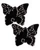 Playful pasties butterfly simple and ultra sexy black lace o/s