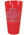 This bitch can party drinking cup