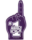 #1 maid of honor foam hand