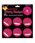 Bachelorette party badges - pack of 7 Sex Toy Product