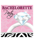 Bachelorette party diamond 3 ply napkin - pack of 16