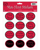  bachelorette fun man hunt stickers - sheet of 12
