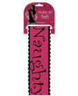Bachelorette fun naughty girl satin sash