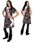 Buy me a shot (on front) ask me why (on back) sash