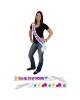 Kiss me it's my birthday satin sash