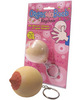 Orgasmo boob keychain - sounds of a real orgasm