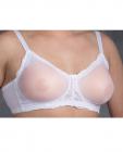 Transform see-through bra - white 40dd