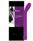 Bgee 7in curved vibrator - burgundy