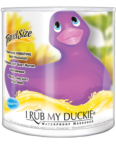 I rub my duckie massager travel size - purple in new gift package