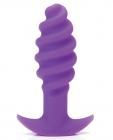 Tantus twist silicone plug - purple