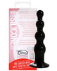 Tantus ripple silicone plug - large black