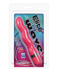 6.5in elite silicone wave waterproof - multi speed pink
