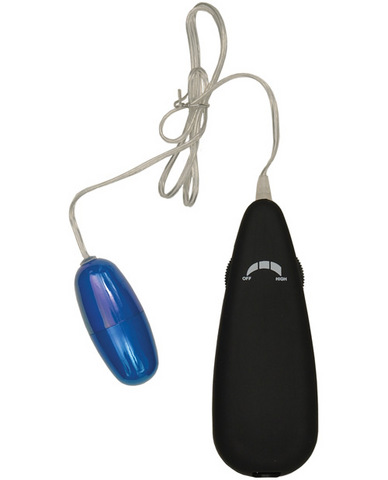 Max power blue metallic bullet w/black controller