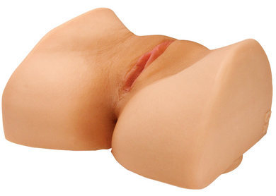 CyberSkin Vibrating Suction-Base Pussy and Ass