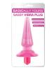 Blush sassy vibra anal plug - pink