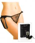 Booty Parlor Turn Me On Vibrating Panties Black Medium/Large