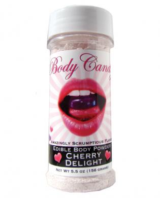 Body candy edible body powder - cherry delight