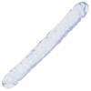 Jellies Jr 12" Double Dong - Clear	 Sex Toy Product Image 1