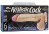 Vibro Realistic Cock Beige 6 inch