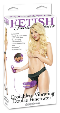 Fetish Fantasy Series Crotchless Vibrating Double Penetrator