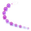 X 10 Beads Graduated Anal Beads 11 Inch - Purple	 Sex Toy Product Image 2