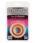 Platinum silicone c rings set - white