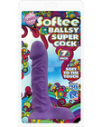 Softee 7in ballsy super cock - lavender