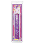 Crystal jellies 10in classic dildo - purple