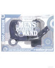 Men's pleasure wand, charcoal waterproof