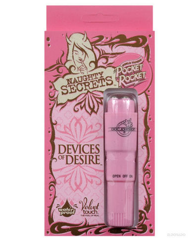 Naughty Secrets Pocket Rocket Pink Vibrator Desire Sex Toy Product