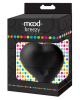 Mood breezy 7 function usb heart vibe - black