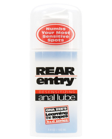 Ona Zees Rear Entry Desensitizing Anal Lube 3.4oz Sex Toy Product