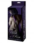 Black rose whipping willow flogger