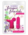 Finger friends curly cue 10 function finger vibe - fushia