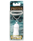 Pirate's pendant vibe w/chain - white