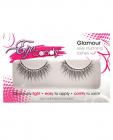 Eye candy crystal ice criss cross lashes w/crystal accents - black