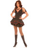2 pc bite me dress and necklace w/light up bite me black md
