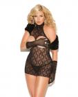 Vivace cupless lace dress black qn Sex Toy Product