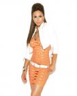 Vivace mini dress neon orange o/s