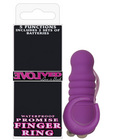 Evolved promise finger ring - purple