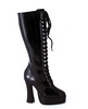 Ellie shoes, easy 5in boot 1.5in platform black seven