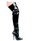 Ellie shoes susie 5in heel thigh high boot black six