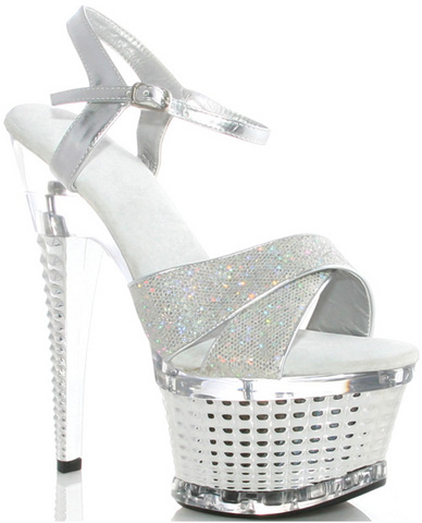 Disco Textured Platform Shoes