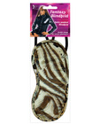 Satin blindfold 2 strap - leopard