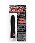 Jeweliscious mini vibe w/rhinestones - black