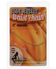 Waist chain mini double circlet - gold