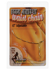 Waist chain swirls - gold