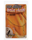 Waist chain oval links - gold